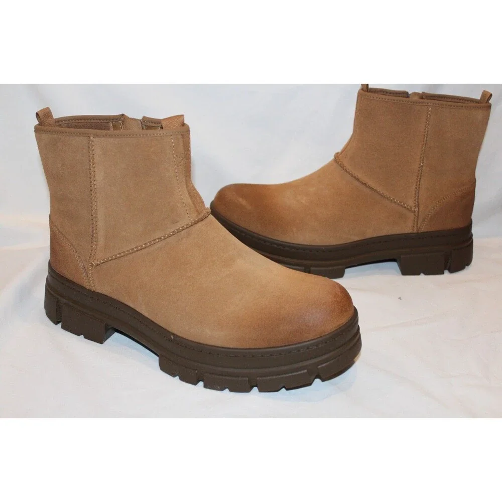 UGG‎  WP  SUEDE CLASSIC CHELSEA PULL-ON WINTER WORK BOOTS CHESTNUT